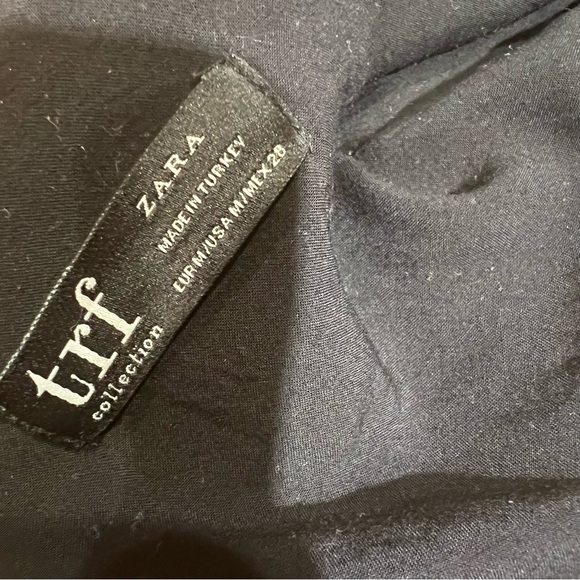 Zara Leopard Animal Print Wrap Romper w/ Side Tie Lepal Collar Medium - Picture 6 of 9